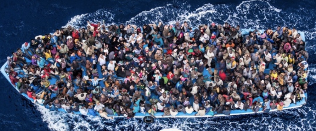 refugees on boat